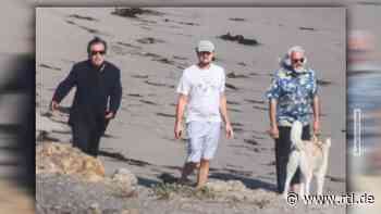 Geile Clique: Leonardo DiCaprio mit seinem Vater & Al Pacino am Strand - RTL Online