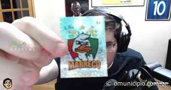 VÍDEO – Streamer Casimiro Miguel comenta figurinha do Brusque no álbum da Série B - O Município