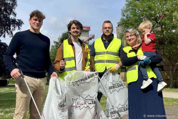 Jong CD&V ruimt zwerfvuil op