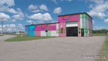 Art from the air: Large-scale design wraps building near Saint John Airport - CBC.ca