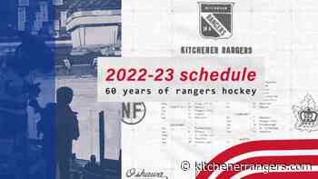 Kitchener Rangers Announce 2022-23 Schedule - Kitchener Rangers