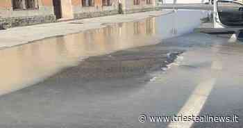 Allagamento in riva Traiana: rottura condotta idrica - TRIESTE.news - Trieste News