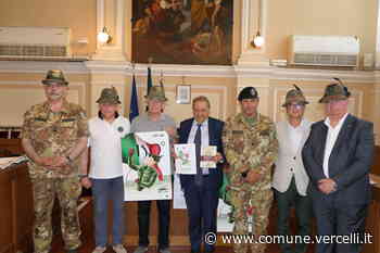 I 150 anni degli Alpini. Staffetta Ventimiglia - Trieste: partenza della 10° tappa da Vercelli il 18 giugno - Città di Vercelli