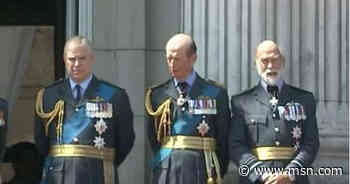 Prince Michael of Kent on Buckingham Palace balcony for RAF flypast - msnNOW