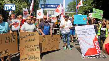 Brauer von Oettinger in Gotha protestieren gegen Entlassungen - Thüringische Landeszeitung