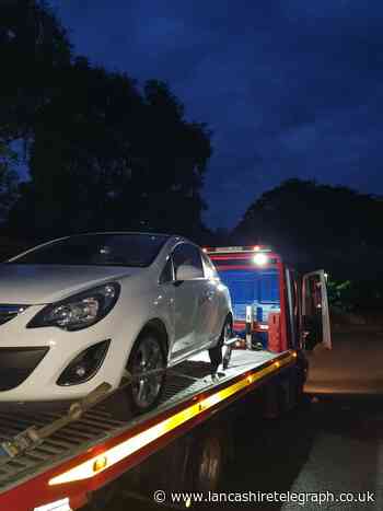 Blackburn: Drugs found as uninsured car spotted by police