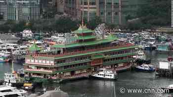 Hong Kong's iconic floating restaurant towed away