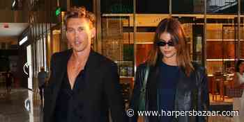 Austin Butler and Kaia Gerber Coordinate Black Looks for 'Elvis' Screening in NYC - Harper's BAZAAR