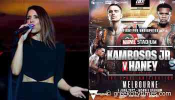 Tina Kokkalis To Sing Greek And Australian National Anthems At Kambosos Haney Match - GreekCityTimes.com