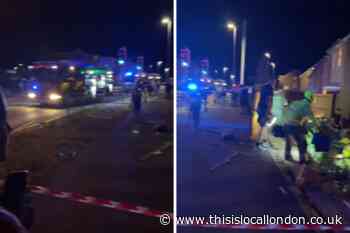 Temple Hill Dartford crash: Two people taken to hospital