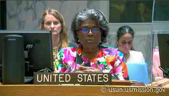 Remarks by Ambassador Linda Thomas-Greenfield at a High-Level Debate on Women, Peace, and Security - United States Mission to the United Nations