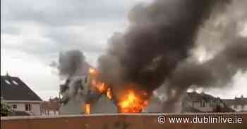Abandoned west Dublin building 'extensively damaged' after massive blaze - Dublin Live
