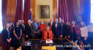Governor signs bills on unemployment, childcare, George Washington Carver Day - Radio Iowa