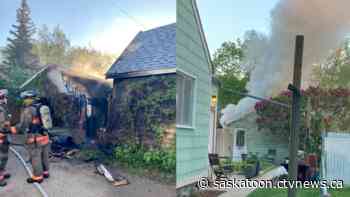 Saskatoon firefighters respond to 2 'suspicious' garage fires in same area - CTV News Saskatoon