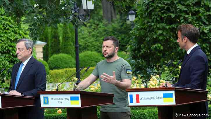 Ukraine moves closer to joining the EU; Zelenskky says historic decision will help to defeat Russia - CNBC