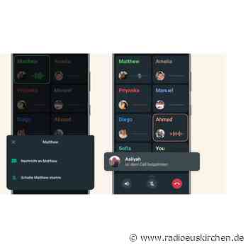 Whatsapp bringt mehr Ordnung in Gruppen-Sprachanrufe - radioeuskirchen.de