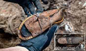 Shoe of 10-year-old Jewish girl is unearthed in rubble of the Warsaw Ghetto