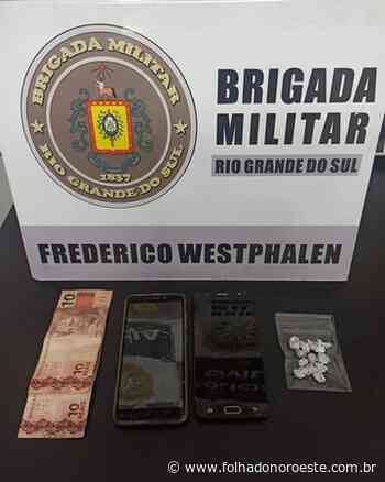 Homem é preso em Frederico Westphalen por tráfico de drogas - Jornal Folha do Noroeste