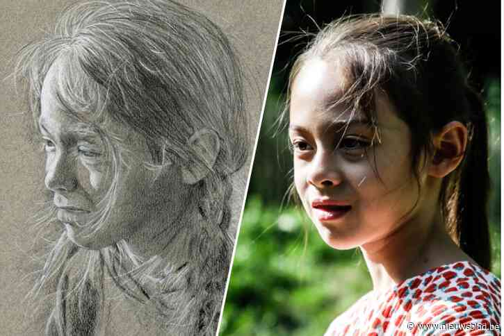 Zwitserse kunstenaar vindt Antwerps meisje dat hij portretteerde terug na oproep: “Hij gaat de tekening opsturen”