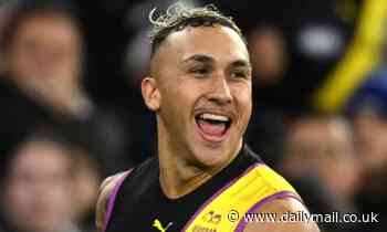 Shai Bolton mocks Sam Docherty with VERY cheeky taunt during Richmond win - Daily Mail