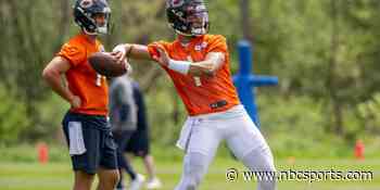 Fields' focus, potential has new Bears tight end Griffin excited - NBC Sports