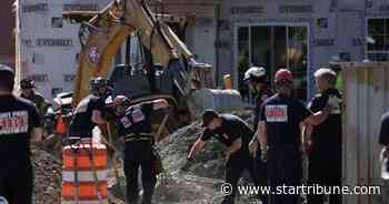 Trench collapses in St. Paul with workers potentially trapped