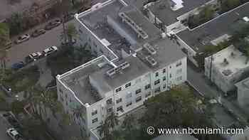 Miami Beach Apartment Building Evacuated After Partial Roof Collapse