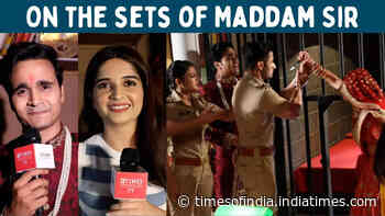 Maddam Sir on location: Santosh gets hallucinated and performs a funny dance - Times of India