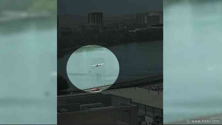 Texas woman nearly hit by crashing plane on Lady Bird Lake, helped rescue pilot
