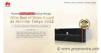 OceanProtect Backup Storage de Huawei gana el premio Best of Show en Interop Tokio 2022