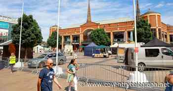 Images as Coventry Food Festival sets up as celebs get ready for big crowds - Coventry Live