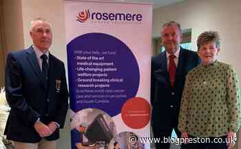 Longridge Golf Club captain presents £1,000 donation to Rosemere - Blog Preston