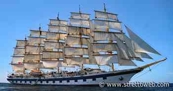 Stretto di Messina: il passaggio della Royal Clipper, una delle navi a vela più grandi al mondo - StrettoWeb
