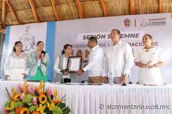 Conmemora Congreso elevación de Manzanillo a municipio - El Comentario