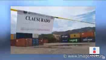 Clausuran patios irregulares de contenedores en Manzanillo Imagen Televisión - Imagen Televisión