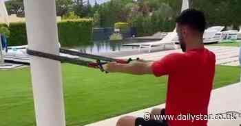 Bruno Fernandes out to impress Erik ten Hag as he films intense workout before pre-season - Daily Star