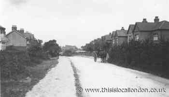 Century-old view of part of Chingford's road network in east London