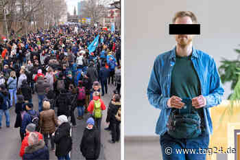 Bei illegaler Demo in Dresden: Pandemieleugner wollte nur "Beobachter" gewesen sein, gab aber Kommandos - TAG24