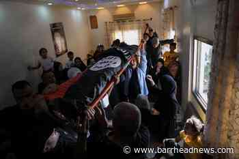 Israeli troops kill three Palestinians in West Bank gun battle - Barrhead News