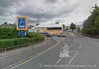 Two hospitalised after crash in Accrington town centre