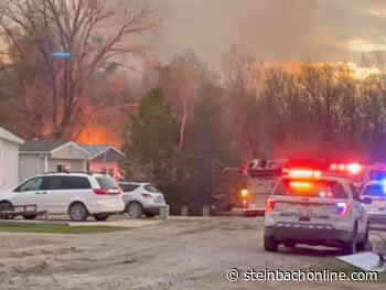 Steinbach Fire battles blaze on windy Thursday evening - SteinbachOnline.com