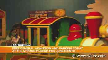 Free admission and parking Saturday at the Strong Museum for Juneteenth