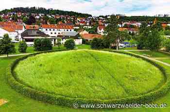 BW von oben - Krautbühl: Ackerbau auf einem keltischen Fürstengrab in Nagold