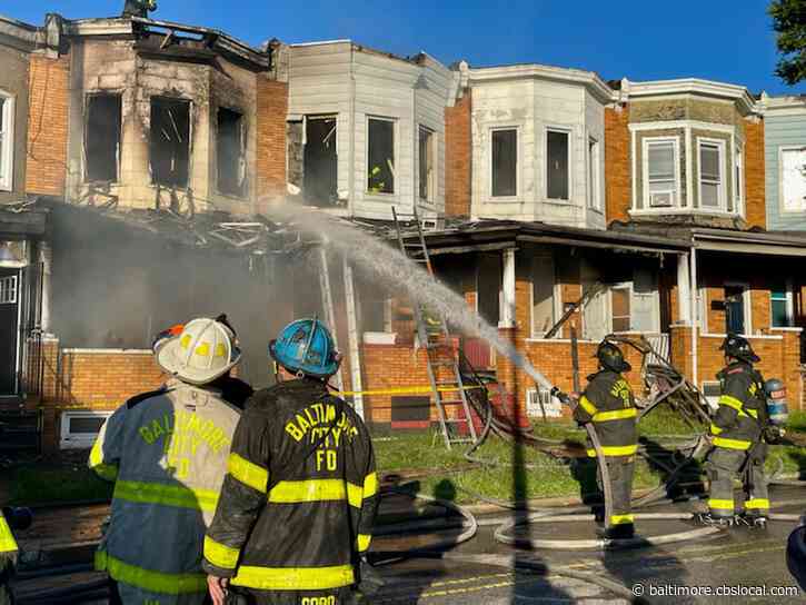 Four People Injured In Early Morning Fire In Northeast Baltimore