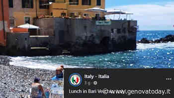 "Pranzo a Bari Vecchia", ma la foto è di Boccadasse: la gaffe è social - GenovaToday