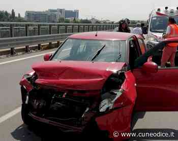 Cuneo, auto in coda per un tamponamento sul viadotto Sarti - Cuneodice.it