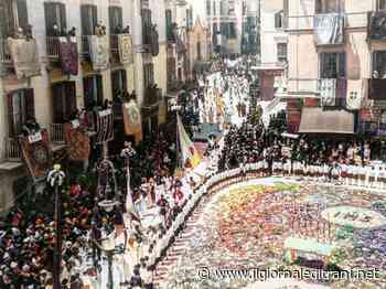 Corpus Domini, dopo oltre 60 anni torna a Trani l'infiorata in piazza Libertà - ilgiornaleditrani - Radio Bombo