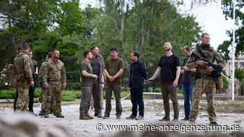 Ukraine-Krieg: Russische Armee mit Geländegewinnen bei Sjewjerodonezk – Selenskyj zu Besuch an der Front