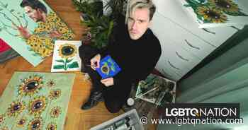 This queer Ukrainian painter is using the war as inspiration to inspire others - LGBTQ Nation