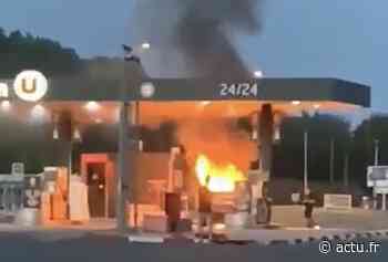 VIDEO. Gironde : incendie en cours à la station essence de Podensac, une voiture en feu - Le Républicain